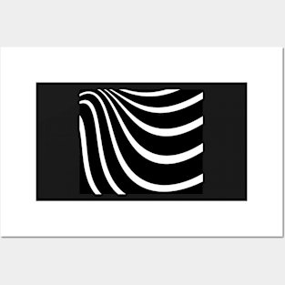 Abstract - black and white. Posters and Art